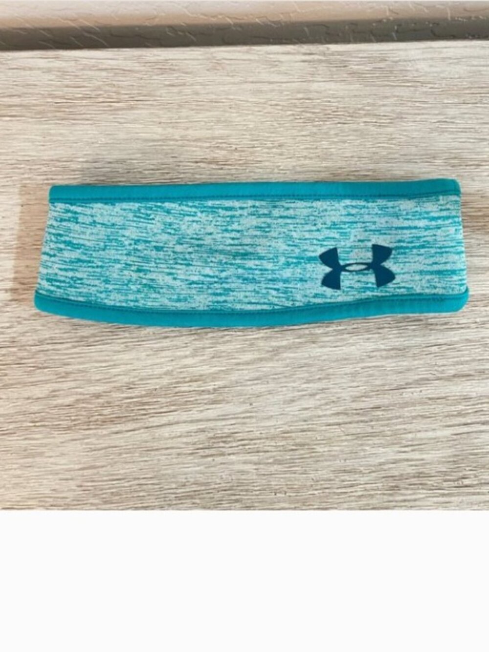 Under Armour Headband Teal Blue Green White